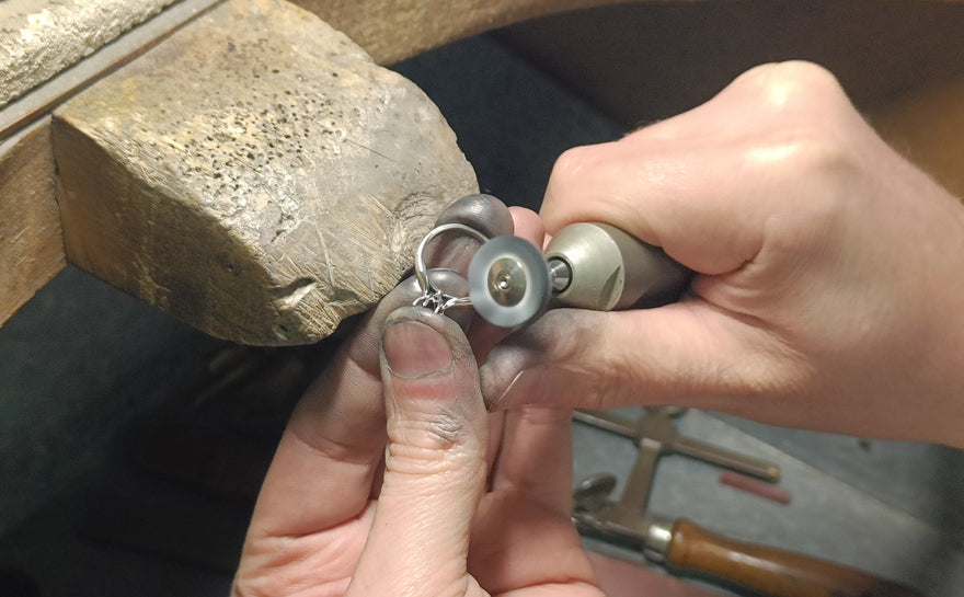 Ukázka z výroby zásnubního prstene BARON