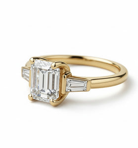 Zásnubní prsten BAGUETTE