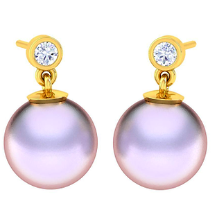 Náušnice s perlou ELEVEN