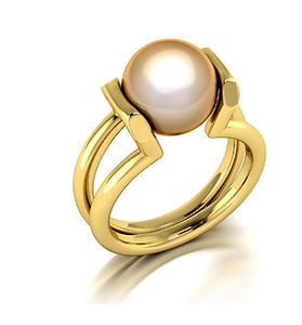 Prsten s perlou PEARL