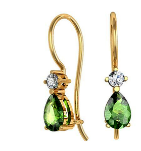 Dětské náušnice EMERALD