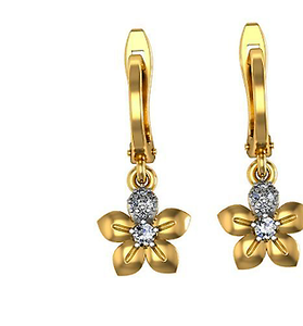 Dětské náušnice FLOWER