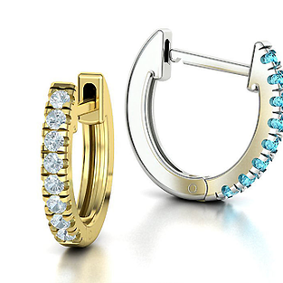 Dětské náušnice PAVE