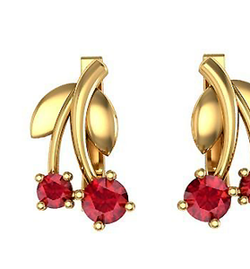 Dětské náušnice CHERRY