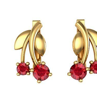 Dětské náušnice CHERRY