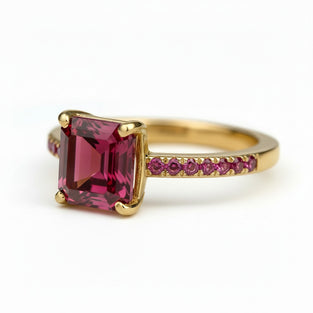 Zásnubní prsten MORGANIT EMERALD