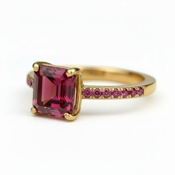 Zásnubní prsten MORGANIT EMERALD