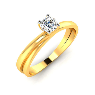 Prsten TWINS s centrálním kamenem