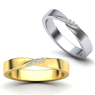 Snubní prsten CIRCLE0003