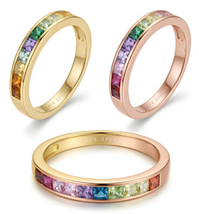 Prsten MULTICOLOR princess