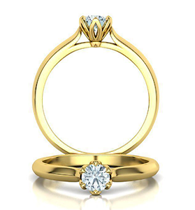 Zásnubní prsten FLOWER 01