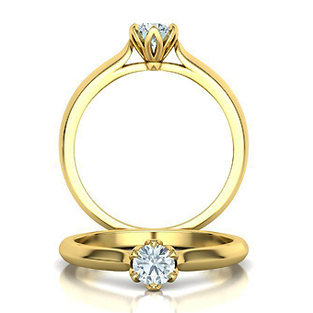 Zásnubní prsten FLOWER 01