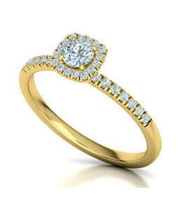 Zásnubní prsten HALO