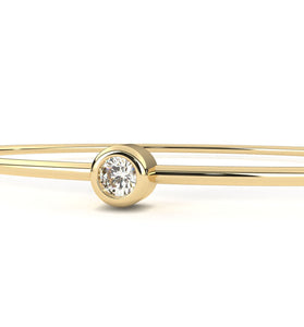 Dámský náramek "SIMPLE" s kamenem