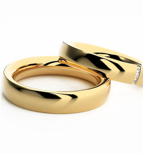 Snubní prsteny dámský a pánský FIVE DIA