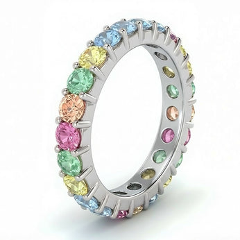 Prsten MULTICOLOR SAFÍR