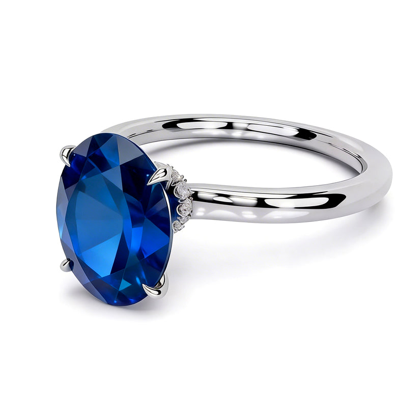 Prsten HALO Royal Blue