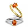 Prsten ROPE orange