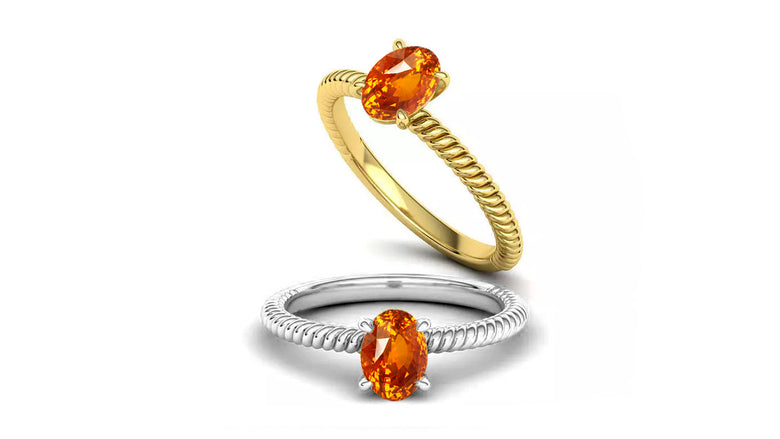 Prsten ROPE orange