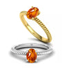Prsten ROPE orange