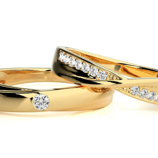 Snubní prsteny dámský+pánský BAND